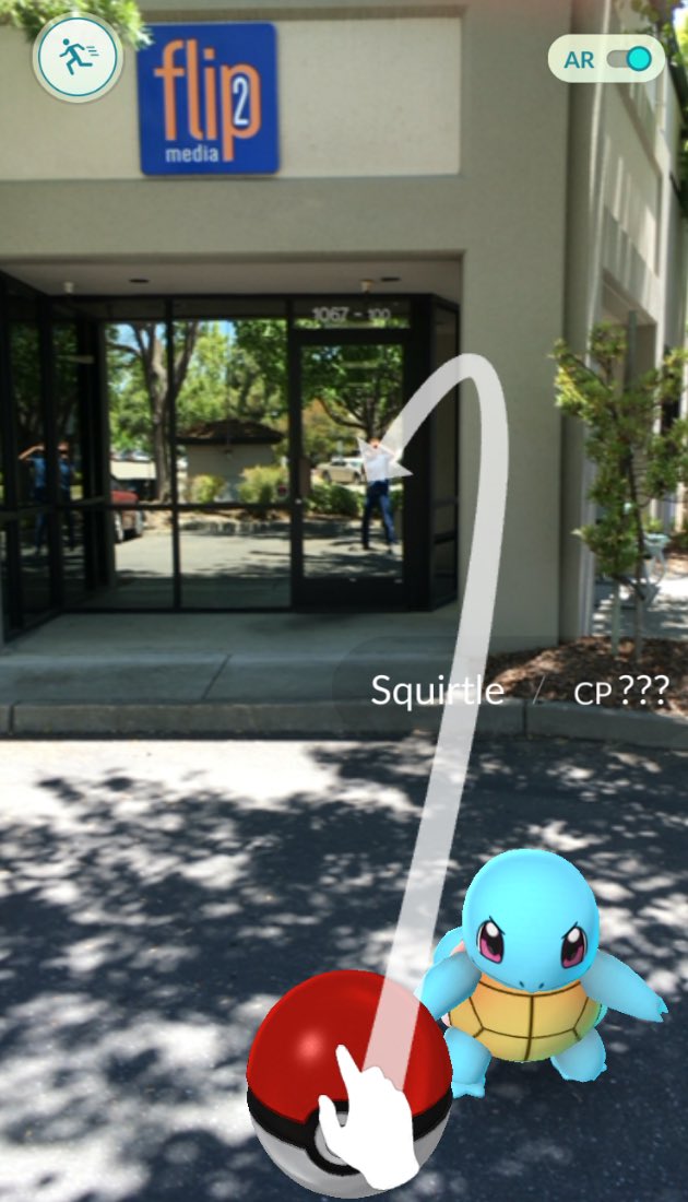 Flip2Media's tweet photo. Uh oh! Pokemon @Flip2Media ! https://t.co/9tzbCmJ7Hn