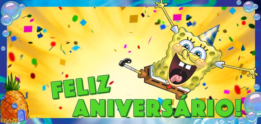 Nickelodeon - Evento de hoje: é aniversário do BOB ESPONJA! 󾔑󾔖  #PorUmMundoMaisBob