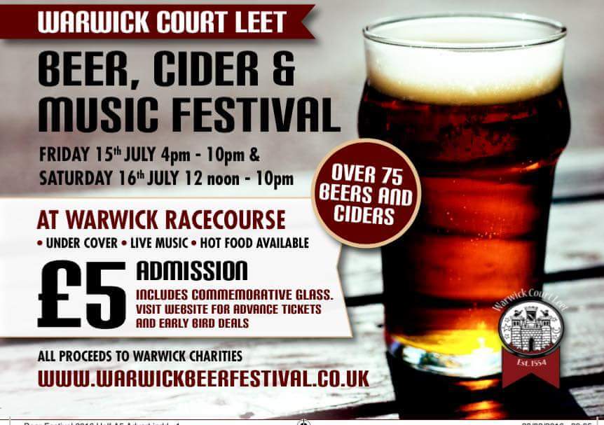 Performing This Friday 'Main Stage' <a href="/warwickbeerfest/">A. L. Guzzler</a> 
@GlynFinch <a href="/chalkdrawingsuk/">Chalk Drawings</a> <a href="/supineorchestra/">Supine Orchestra</a> @manmademoonband