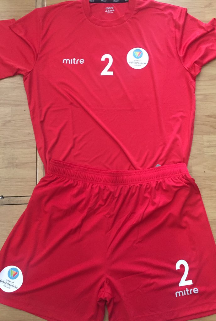 Nutz_4sportz's tweet photo. Heart Of Worcestershire college away kit looking great, a great product from Mitre at a very affordable price https://t.co/n3Ltozwxfu