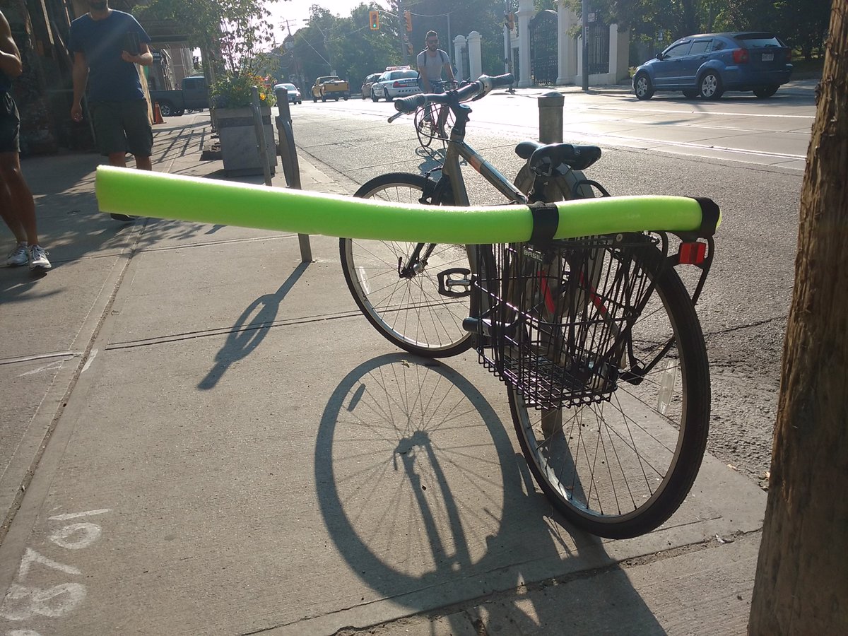 jen_keesmaat's tweet photo. Sometimes you have to take matters into your own hands. #SafeCycling #NoodleCity https://t.co/IVrzKL5wqg HT pic @neville_park