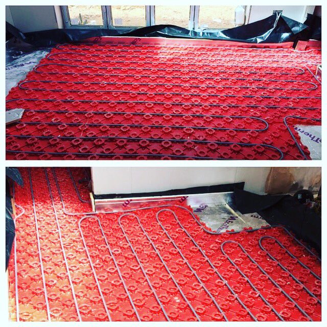 LtdTht's tweet photo. Made a start on some underfloor heating this week, getting a head start on the winter months #southampton #thtltd https://t.co/P0lg3aknzF