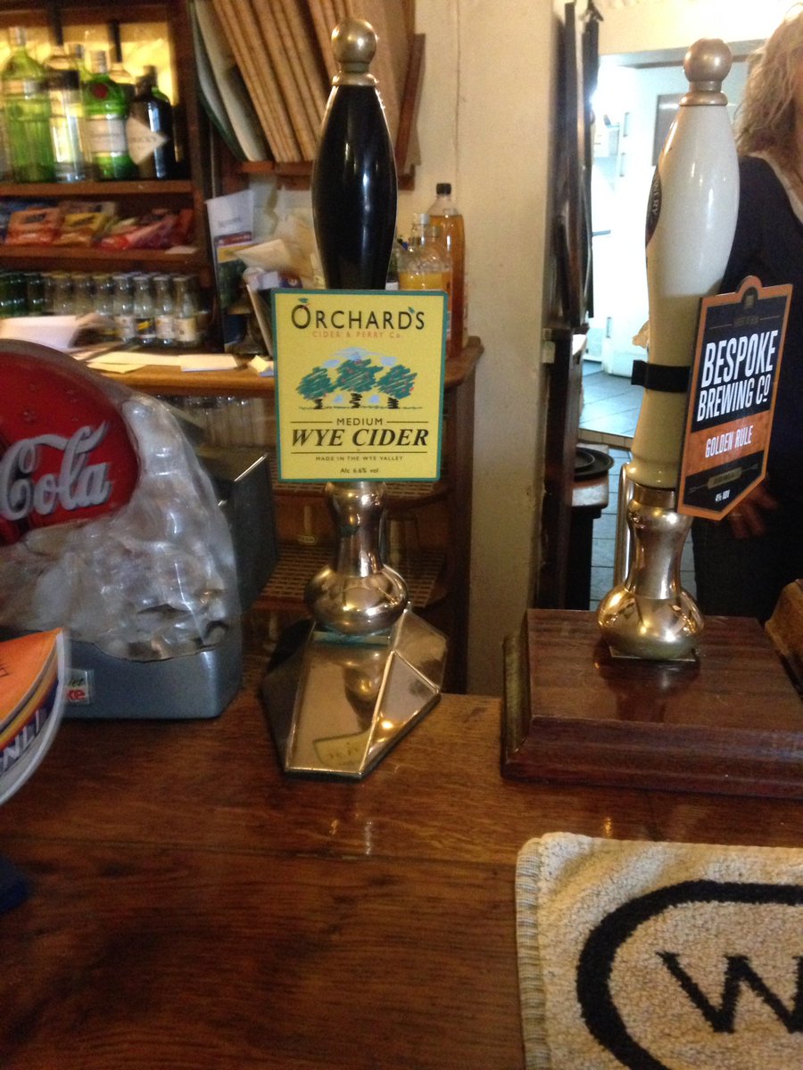 Wye Cider now on hand pump at the Brockweir Inn......