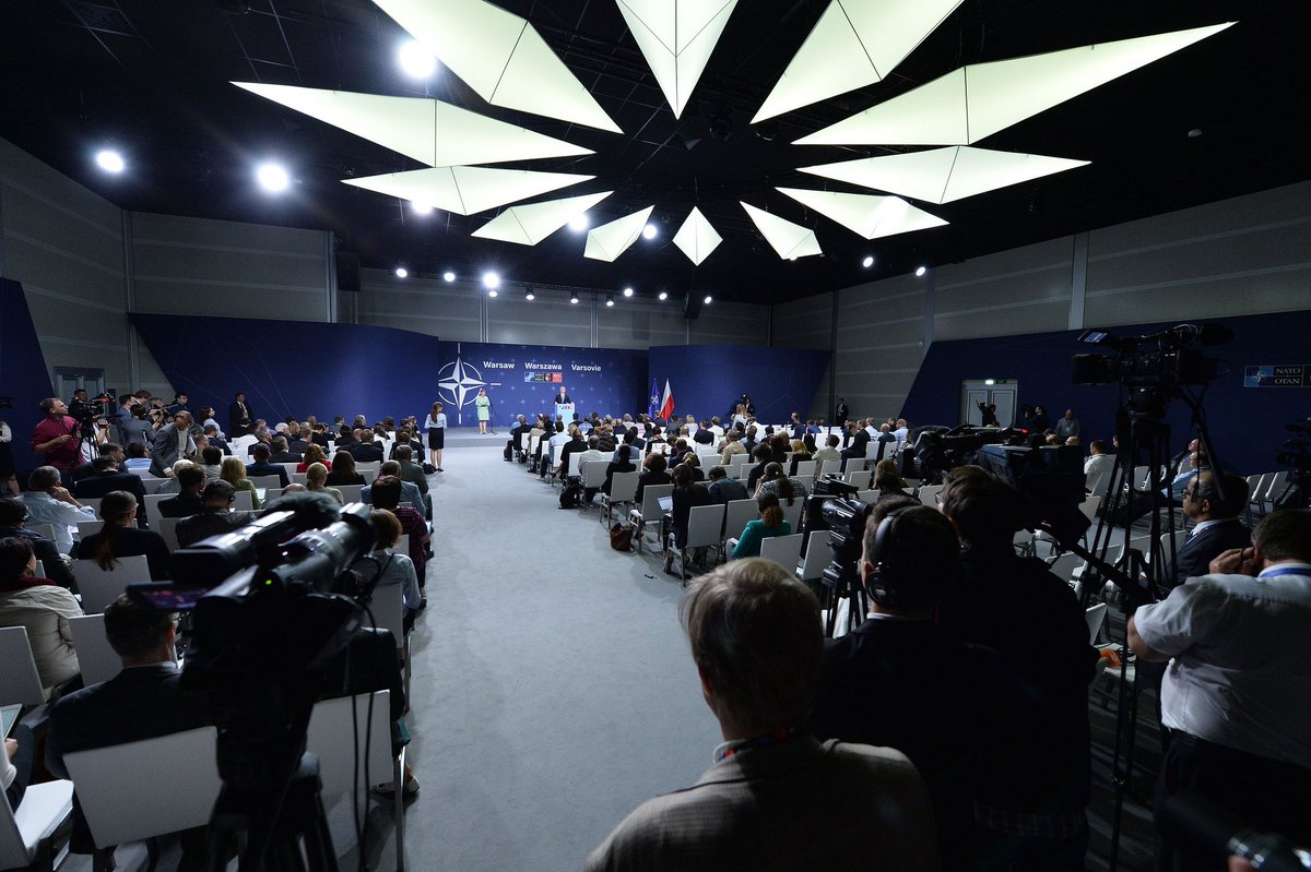 NATO's tweet image. Check out 400+ photographs from #NATOSummit in #Warsaw bit.ly/29DTKNq