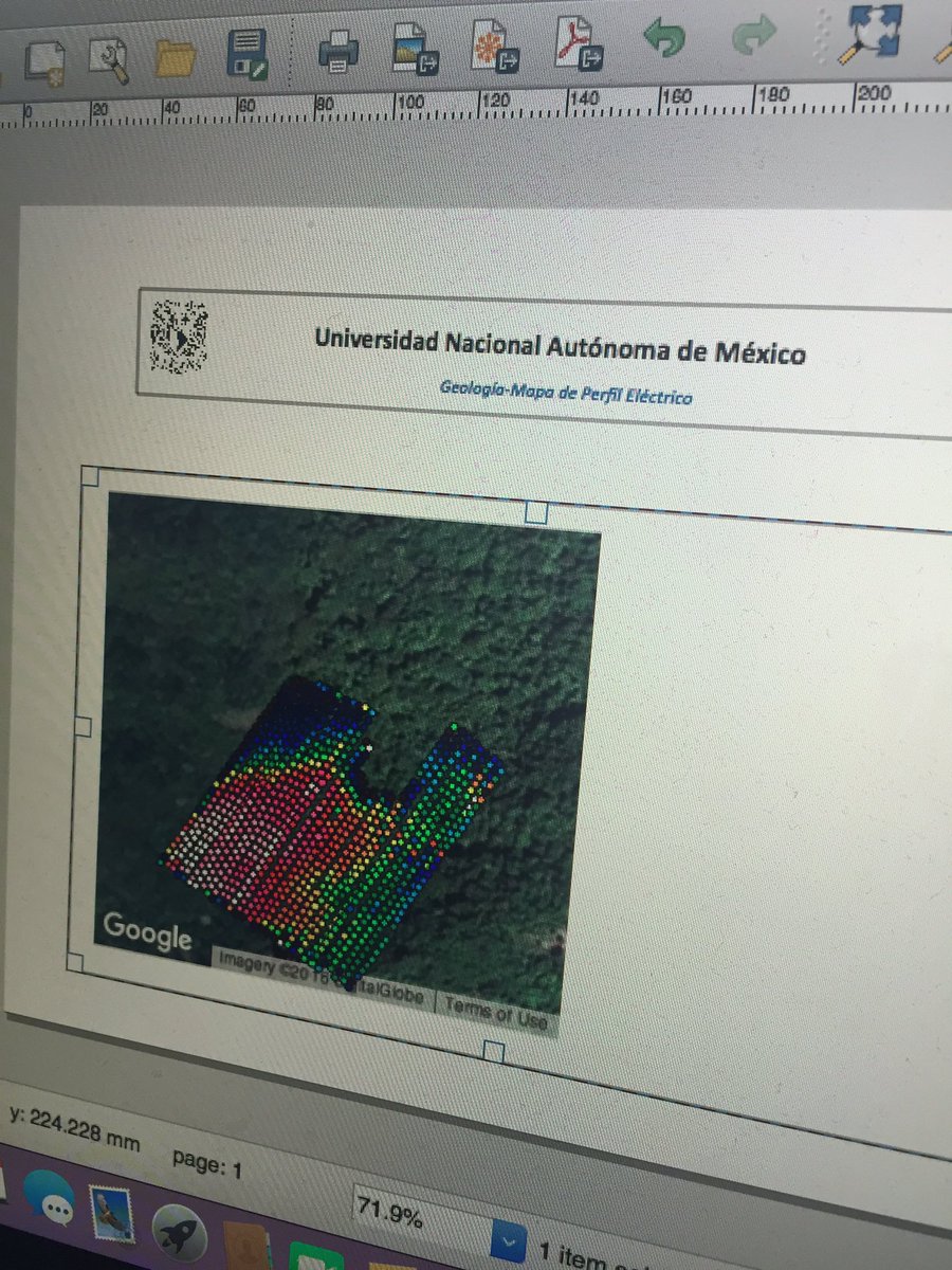 ady_8_26's tweet photo. Jugando a ser Geóloga de la Unam #GIS #nerdita https://t.co/Wr7iPf1W3c