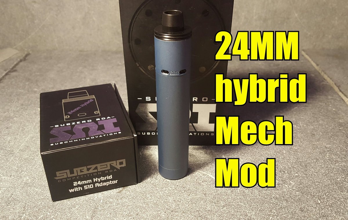 CrewJuiceLiquid's tweet photo. Shorty Subzero Mod with the Subzero 24 mm RDA In hybrid mode. https://t.co/Q690OUCtix https://t.co/3ea2kIPvch