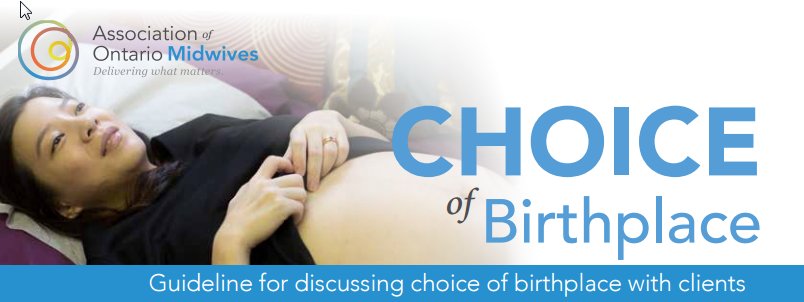 BORN Ontario (@bornontario) on Twitter photo New guideline for discussing choice of #birthplace with women <a href="/ontariomidwives/">Ontario Midwives</a> bit.ly/29OYoGj New guideline for discussing choice of #birthplace with women <a href="/ontariomidwives/">Ontario Midwives</a> bit.ly/29OYoGj