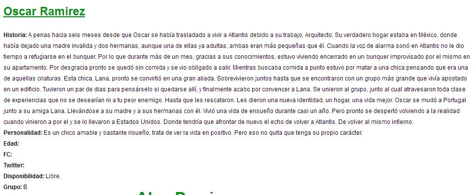 AtlantisEpidemi's tweet image. ¡El mundo te necesita!
¿Temes a los Caminantes?
+Info → atlantisepidemic.weebly.com

#SeBuscan 

[RT]