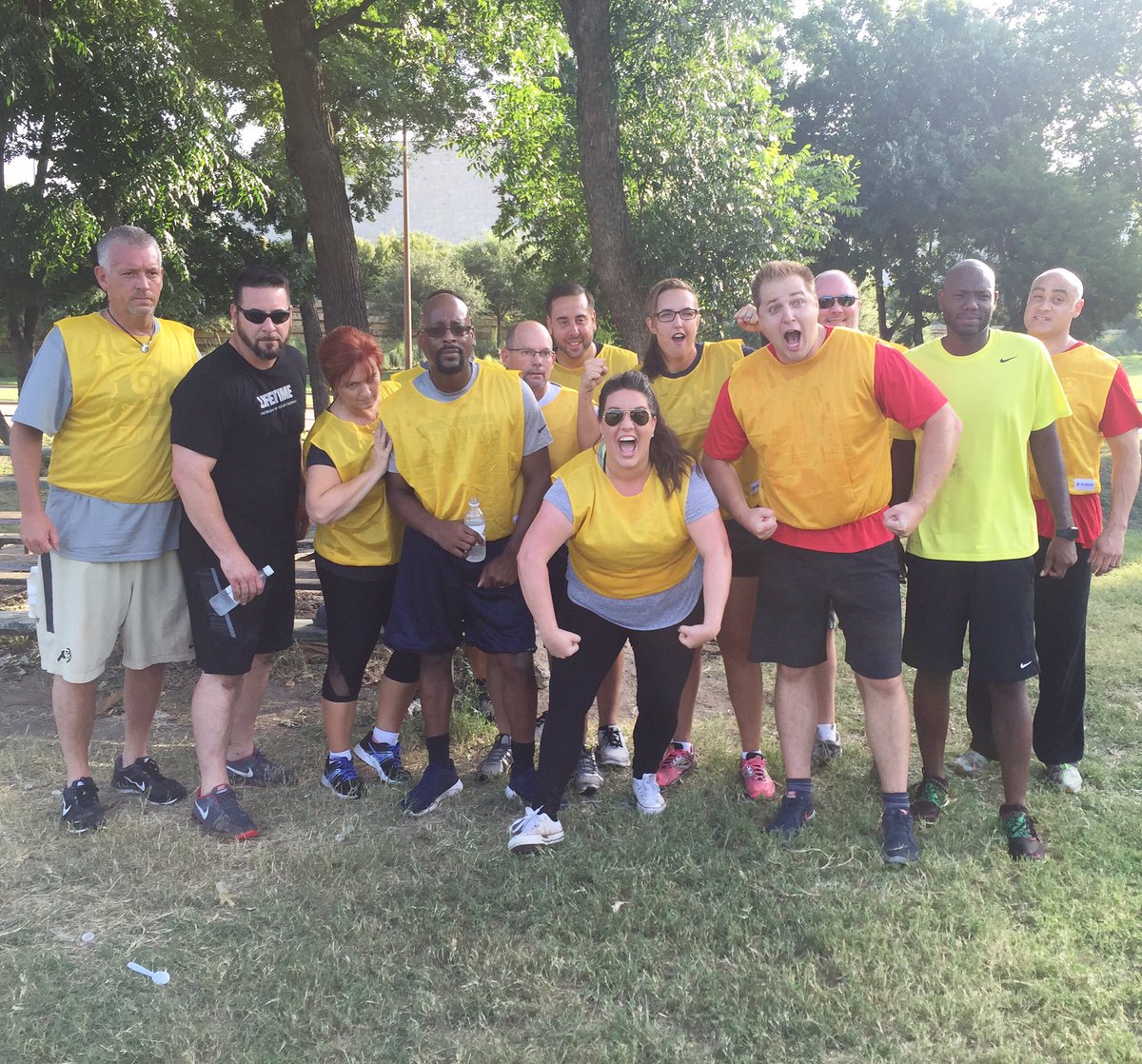katycchristian's tweet photo. Nothing better than starting out our day right with a good ol' soccer game ⚽️ !! #ADAvantage @ChilisJobs 🌶❤️ https://t.co/YXepO2kHXW