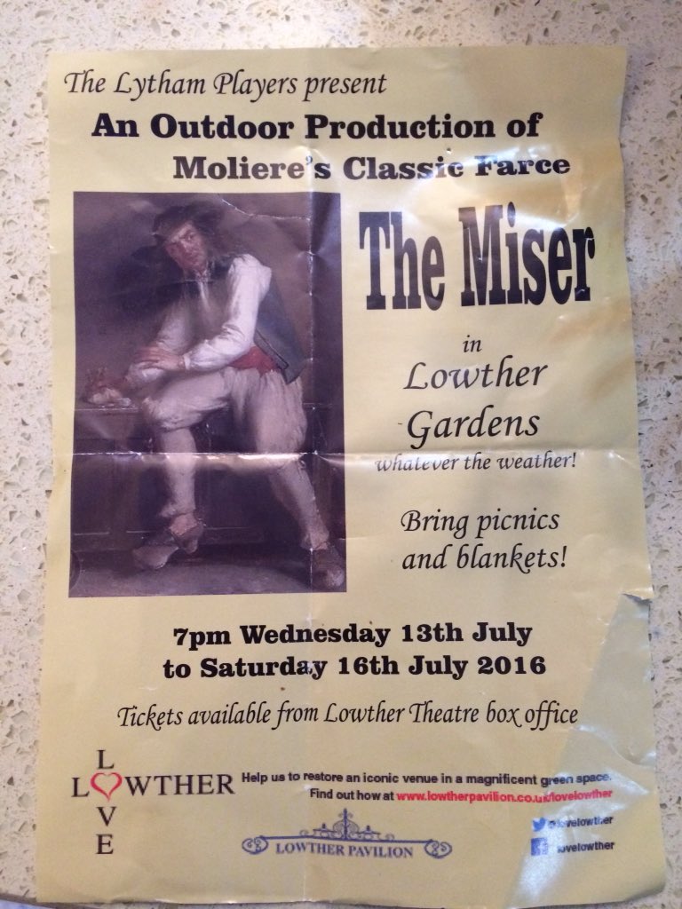 ITGarrod's tweet photo. Tea at open air #theatre. #Lytham Players.On till Saturday, @lovelowther great #entertainment #ilikeagoodfarce https://t.co/4uUVk4dq8g