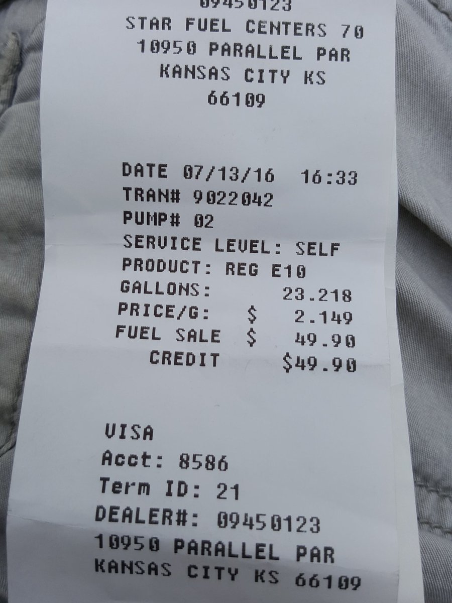BoldlyGo19's tweet photo. Mysterious how I just put 23.2 gallons into my 2012 Buick Enclave that only has a 22 gal tank! #Phillips66 #gasscam https://t.co/sndvlCoue1