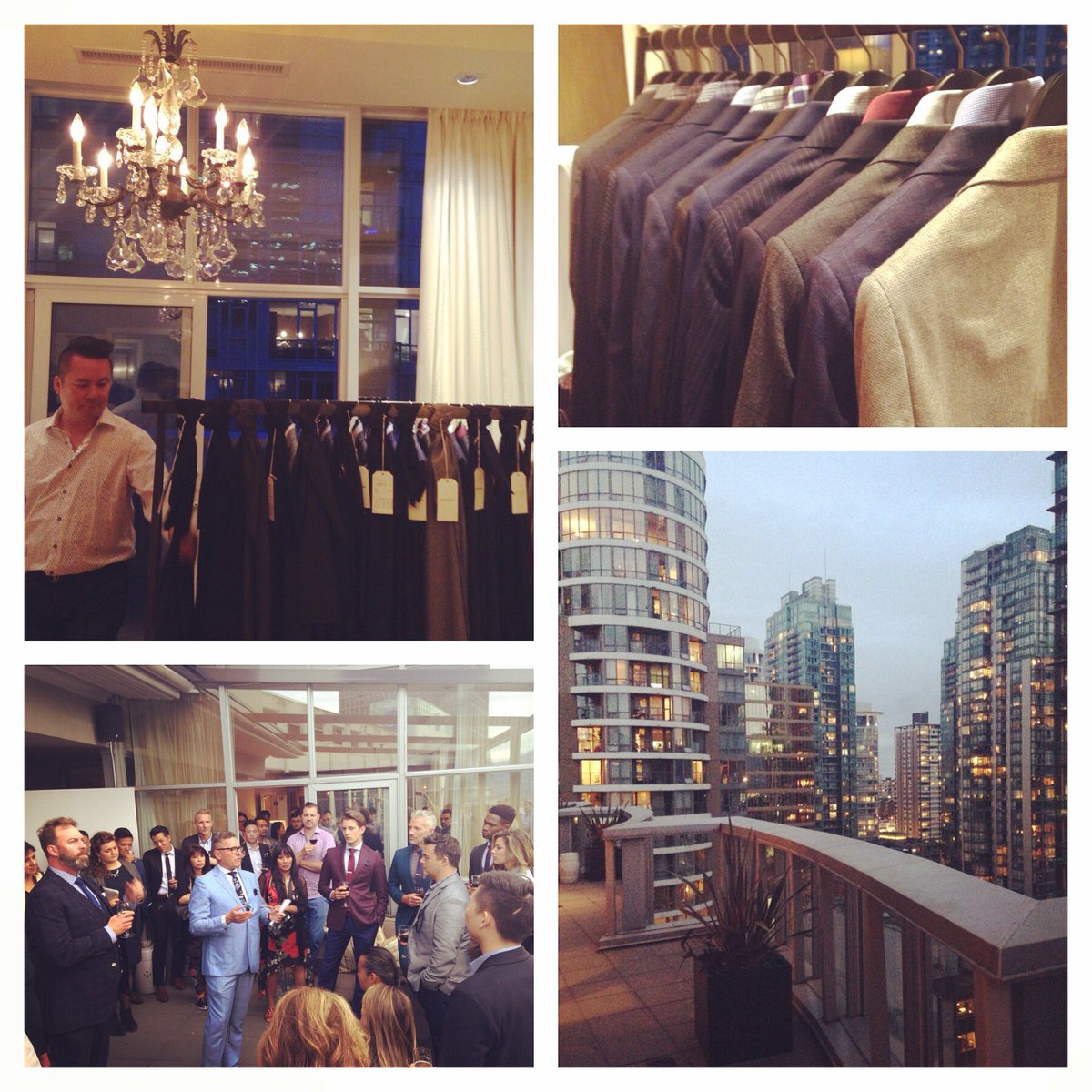 Our team enjoying the afternoon at the <a href="/LodenHotel/">The Loden Hotel</a> for the preview of the <a href="/indochino/">indochino</a> Fall Collection (coming soon!)