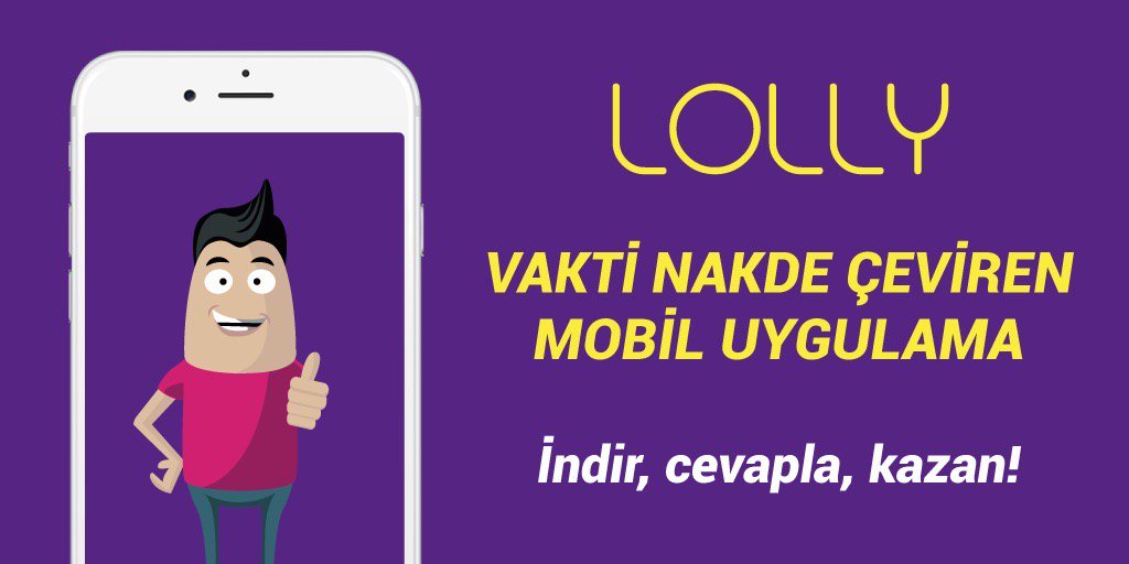 İndir, cevapla, kazan! getlolly.com #lolly #getlolly #cevaplakazan #vaktinakdecevir
