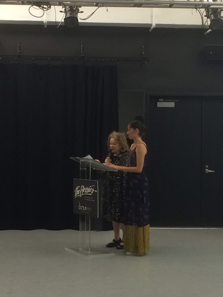 First up! Nancy Dalva and Melissa Toogood announce our 2016 Juried Award! #thebessies