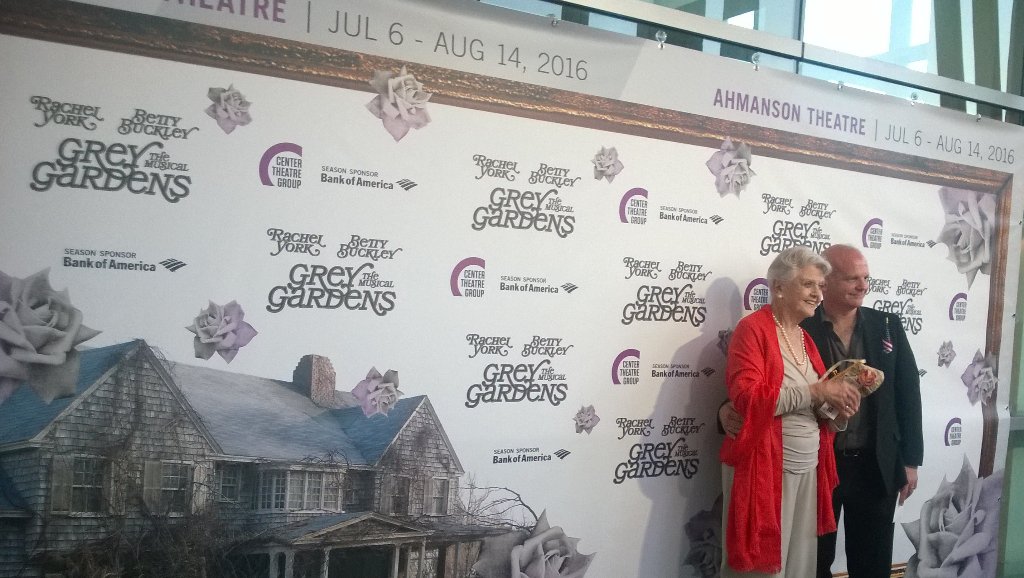 CTGLA's tweet photo. The one, the only Angela Lansbury with #GreyGardensCTG director Michael Wilson #LAthtr https://t.co/qpxuJmU2dM
