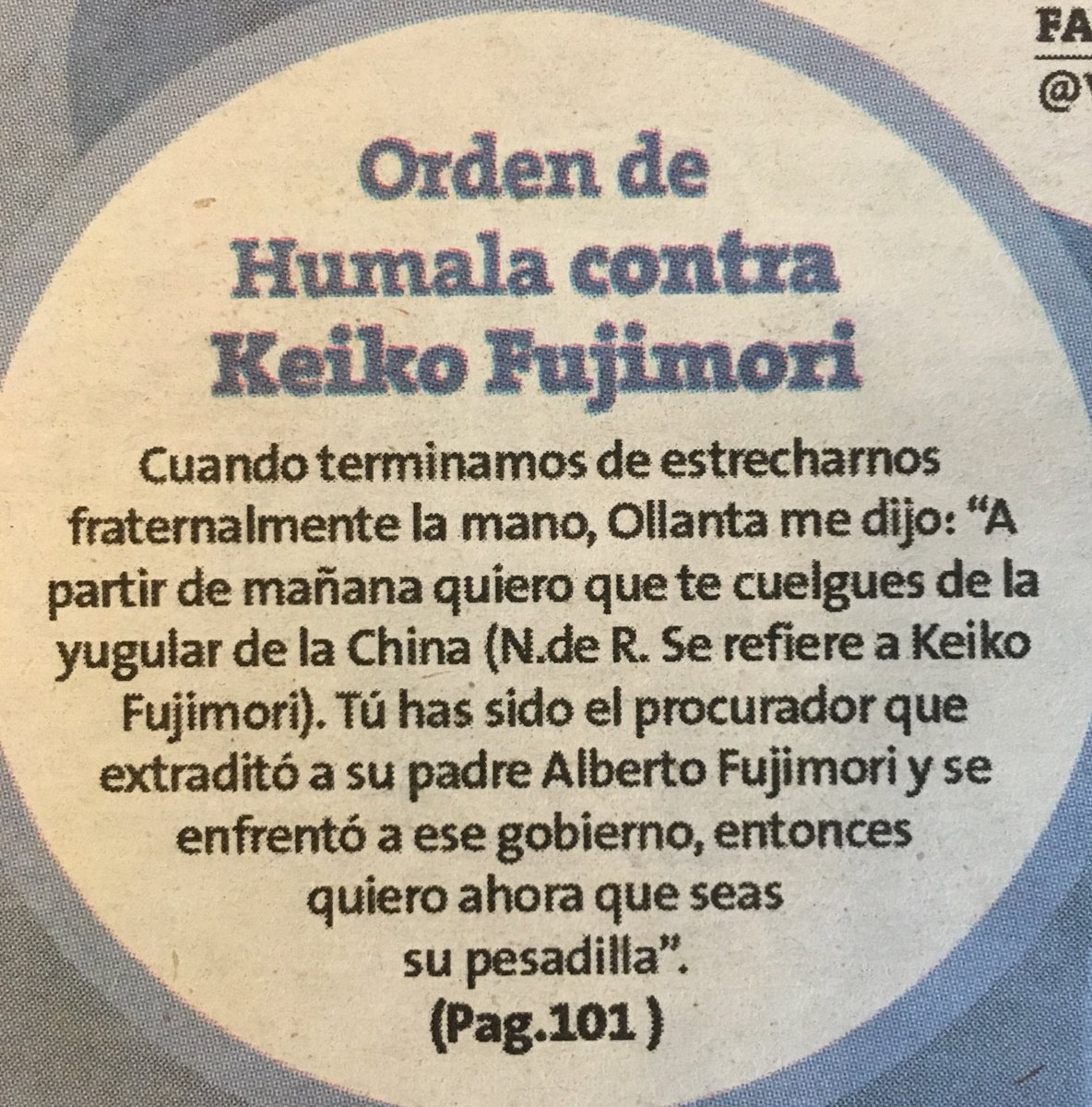 pruperu's tweet photo. La Gran Usurpación, el secuestro psicológico de Ollanta Humala.
Aquí algunos pasajes del libro de @OmarChehadeMoya https://t.co/YWJ247LNo5