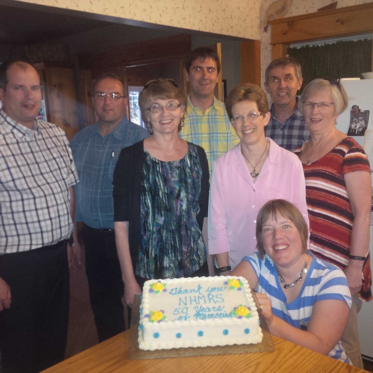 These  fine volunteers brought you 50 New Hamburg Menno Relief Sales (thank you!) - all in support of @MCCOntario