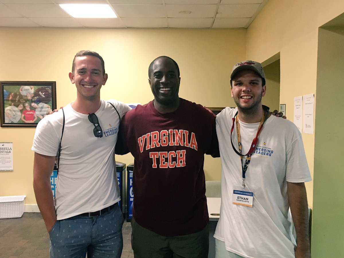 dr_byronhughes's tweet photo. These two @VTpikapp men have had a great week at @PiKappCollege. Looking forward to what they'll do at VT. #PKC2016 https://t.co/NTtRDTDXKU
