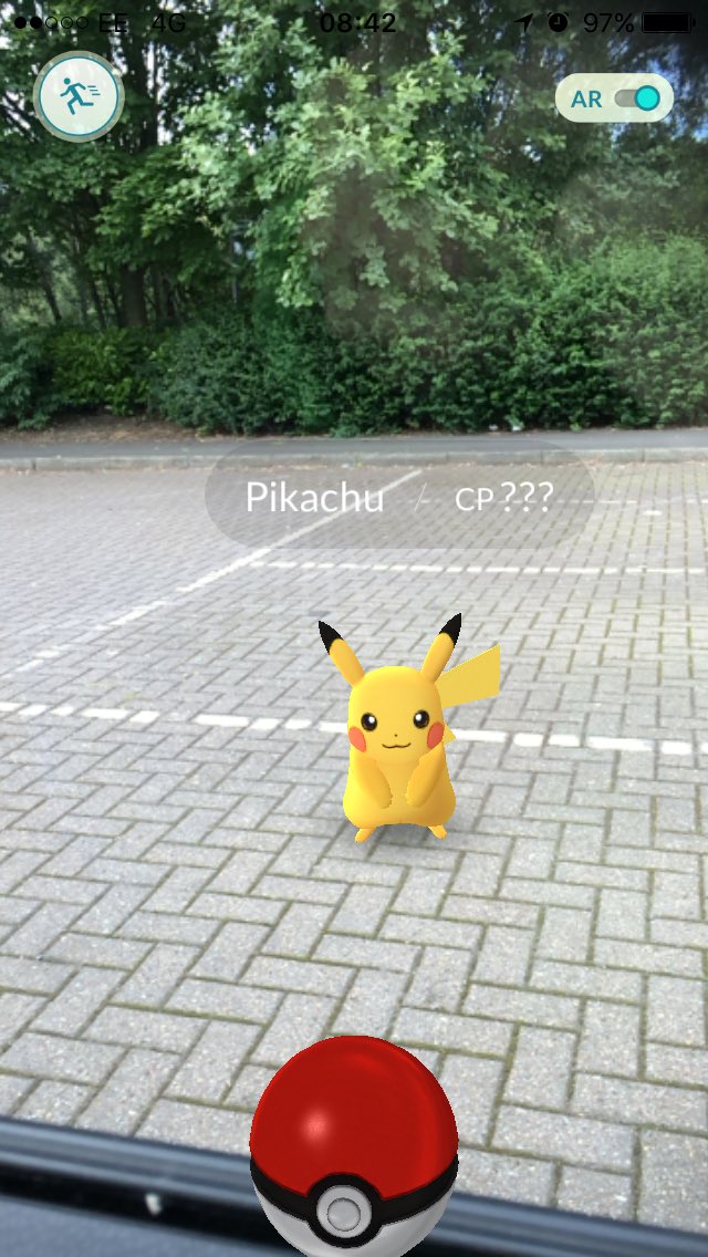 stickachugaming's tweet photo. We have a pikachu!! Come on!! #PokemonGO https://t.co/3iPBllXse2