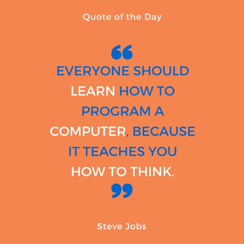 wizkidlearning's tweet photo. Wise words from Steve Jobs https://t.co/sueyPt3Qz9