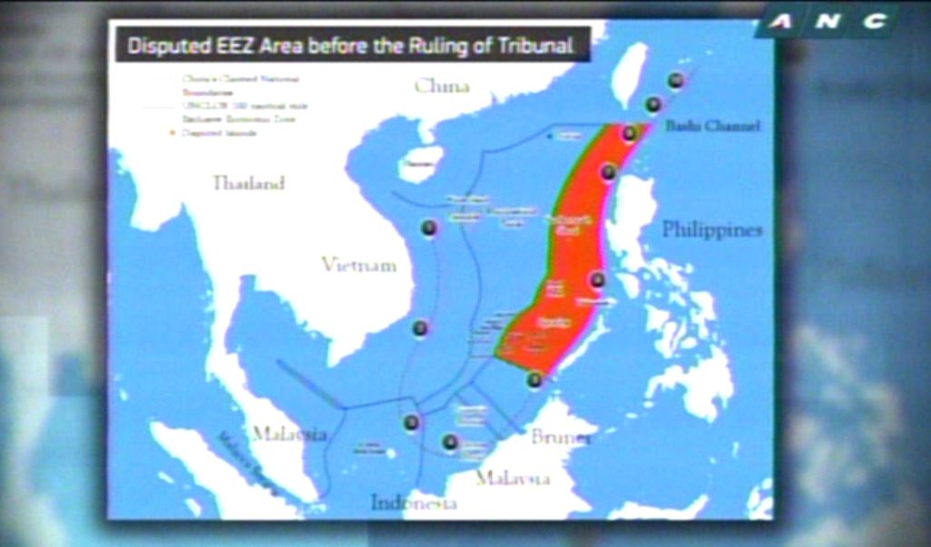 ANCALERTS's tweet image. LOOK: Disputed areas before and after The Hague ruling