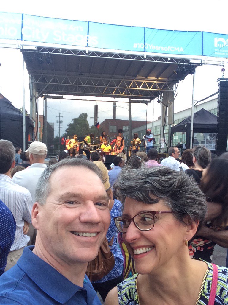 Ohioferry's tweet photo. #100yearsofcma having fun with the music! @ClevelandArt https://t.co/0MlZluVsay