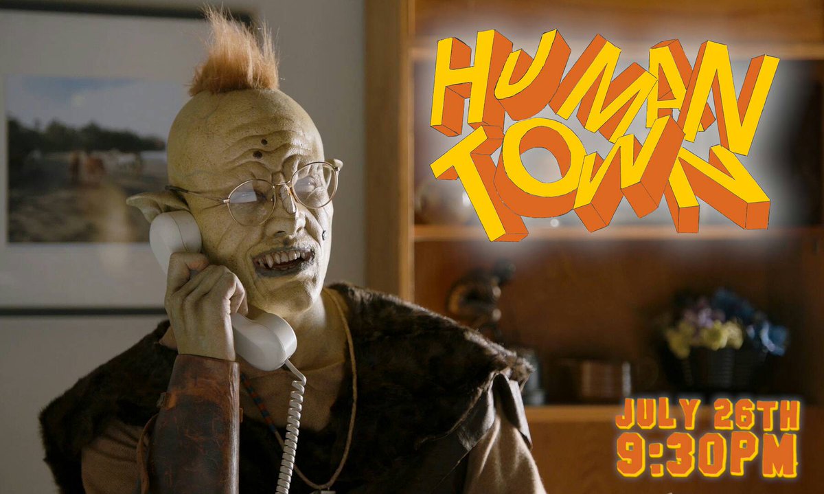 Human_Town's tweet photo. Still from the upcoming #humantown special, Orthak waits to hear if he IS the father. #cbc #comedycoup #maury https://t.co/MIKW5dIGMk