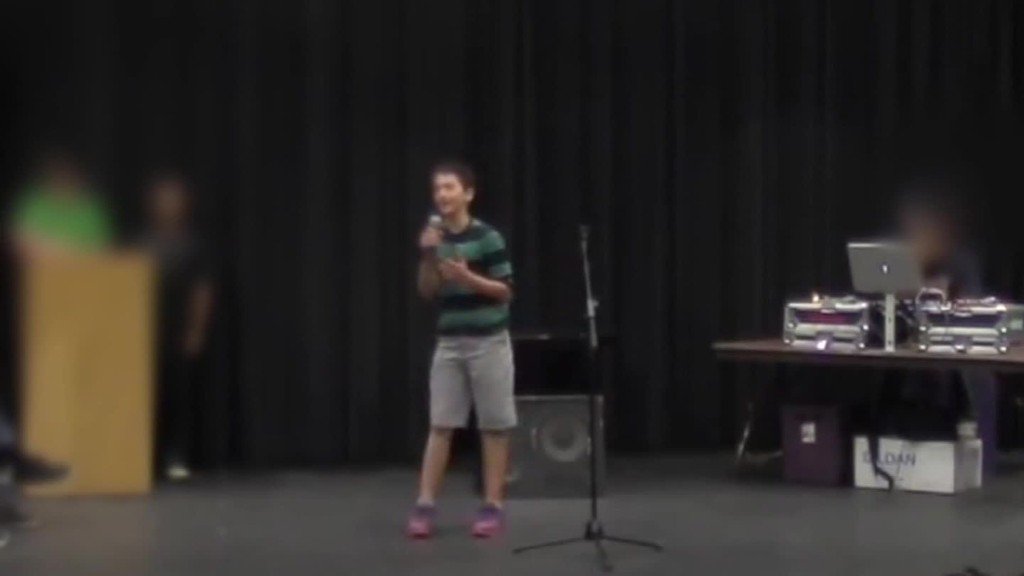 CNN's tweet photo. Teen's "White Boy Privilege" slam poetry goes viral https://t.co/vgUAeBU9DL https://t.co/98P2FQYnc8