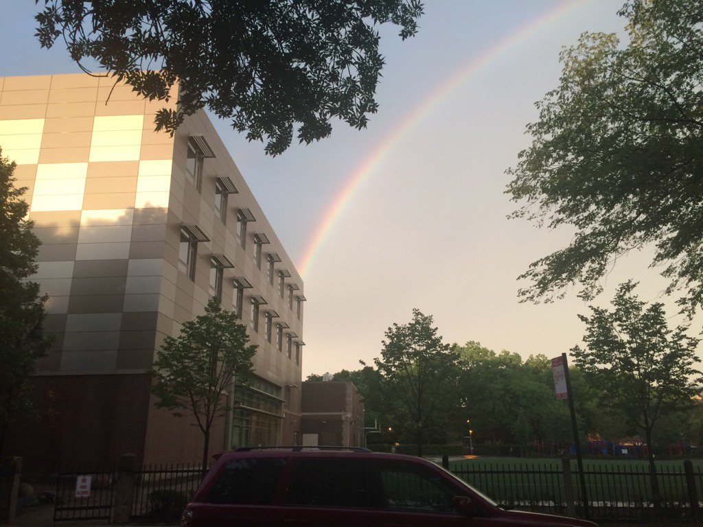 Kedillon1's tweet photo. Rainbow shines down on @CoonleyES today -hope it delivers a pot of gold for this year's budget #committedtocoonley https://t.co/PPDYDAy5IY