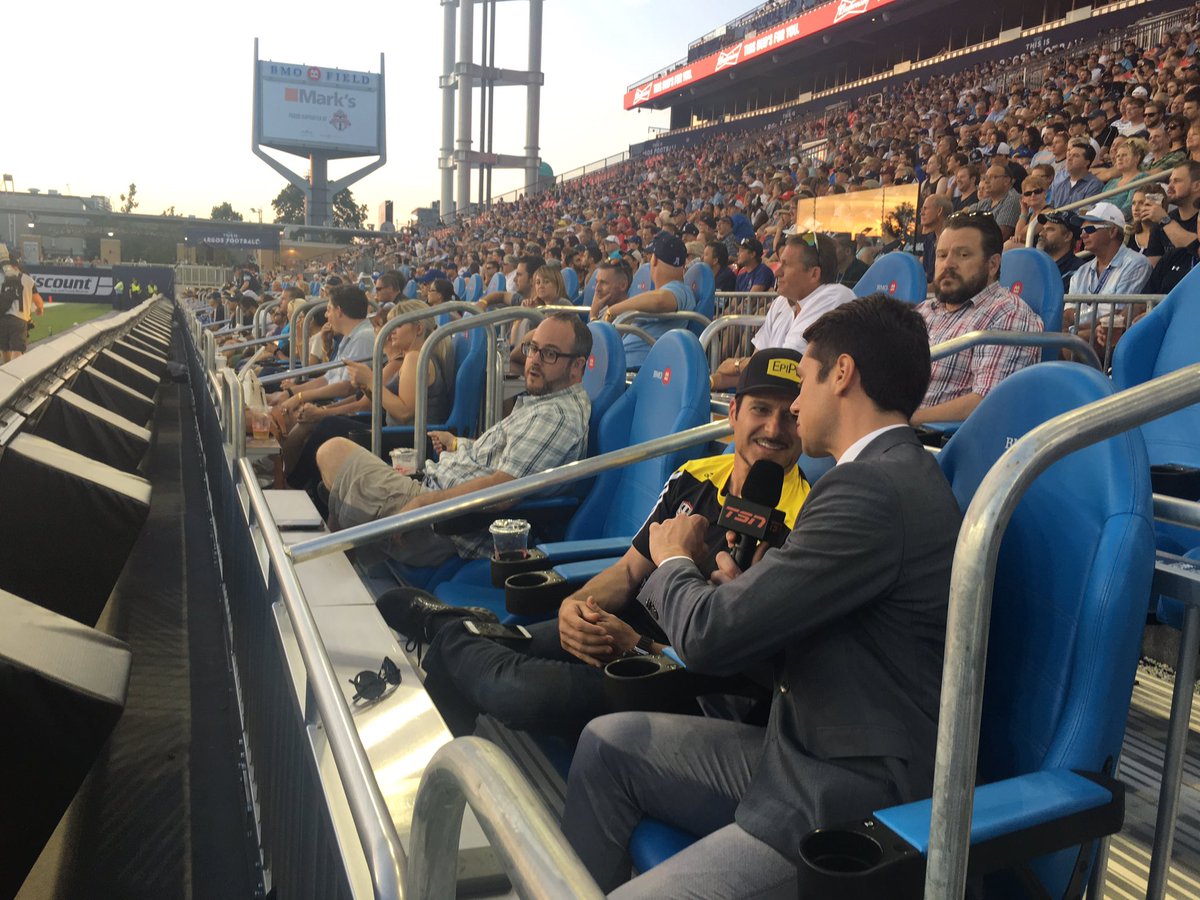 ontario_indy's tweet photo. Look who we spotted at the @TorontoArgos game!
#indyTO #Argos https://t.co/J01L9LJ3je