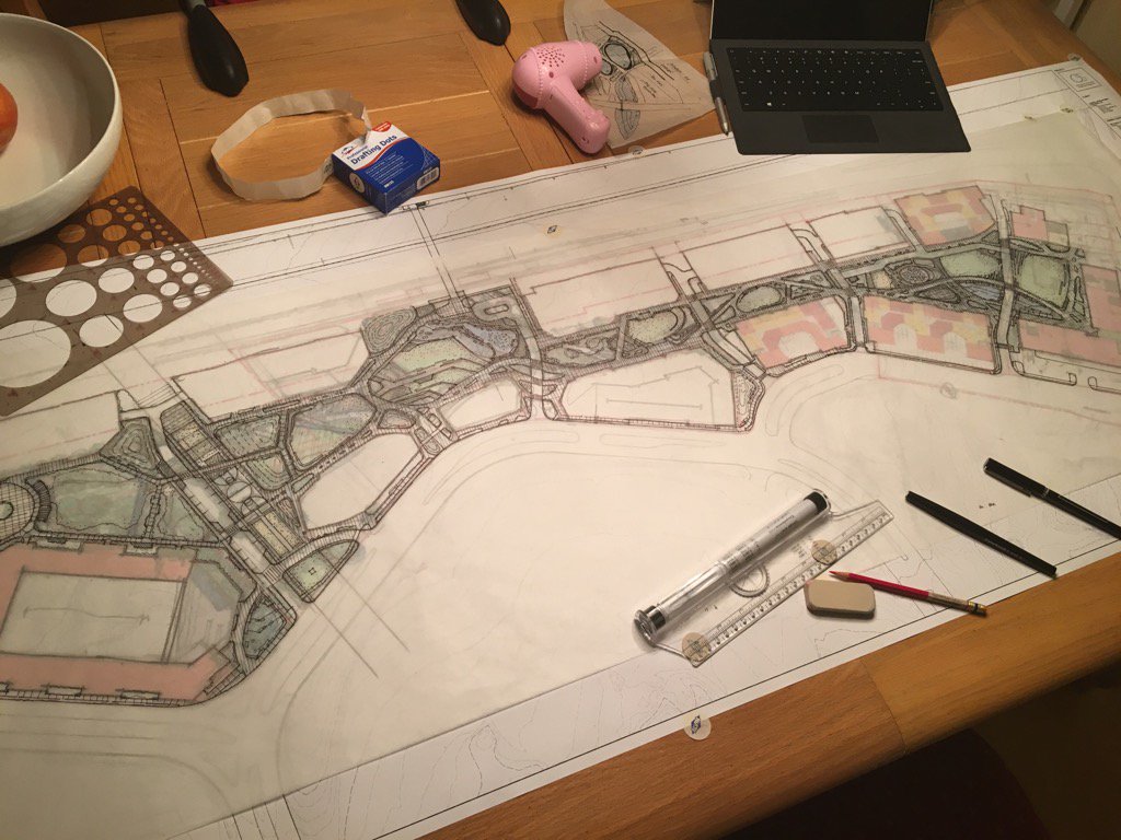 ChadKovaleski's tweet image. #Kitchentabledrawing   @LandDesignInc creating another place #thatmatters with @505DesignInc #kidstoys