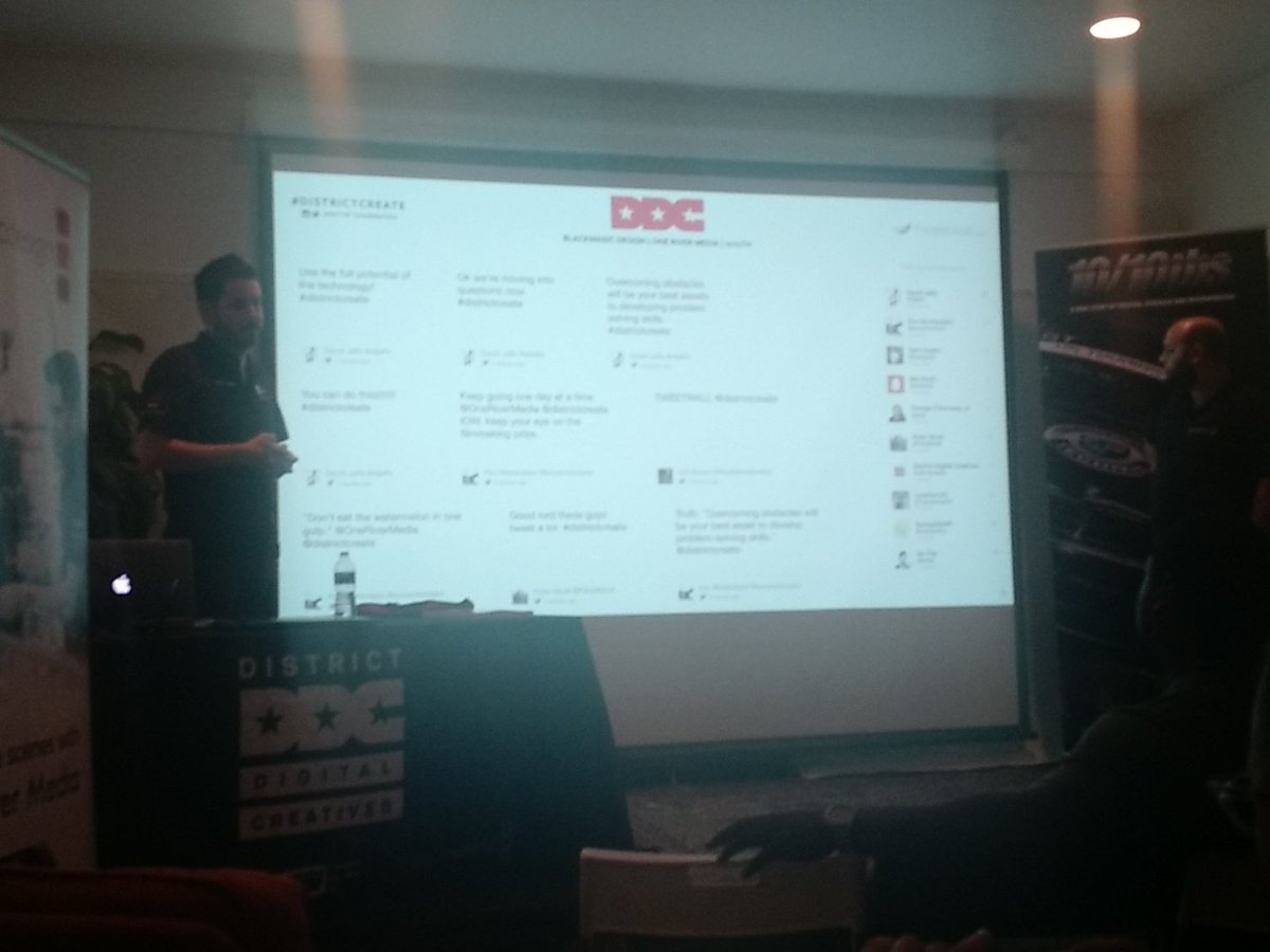 David_Jaffer's tweet image. Rockin the tweetwall in Q&amp;amp;A!!! #districtcreate