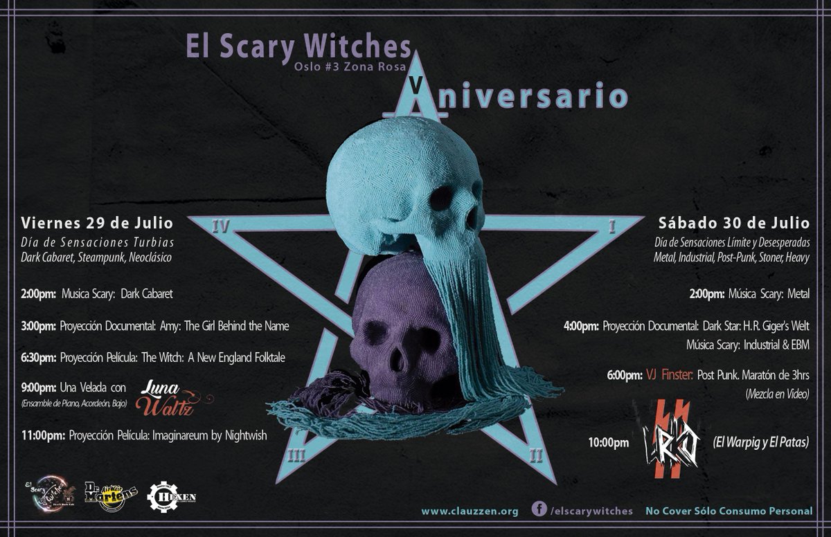 clauzzen's tweet photo. ScaryFlyer de Aniversario para compartir. 29 y 30 de Julio 2016. 
Consulta: https://t.co/x1XNJhyLPV https://t.co/reHohx3rA7