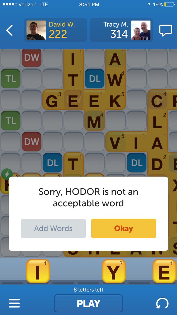 Why is #hodor not acceptable?!?!? #GameofThrones