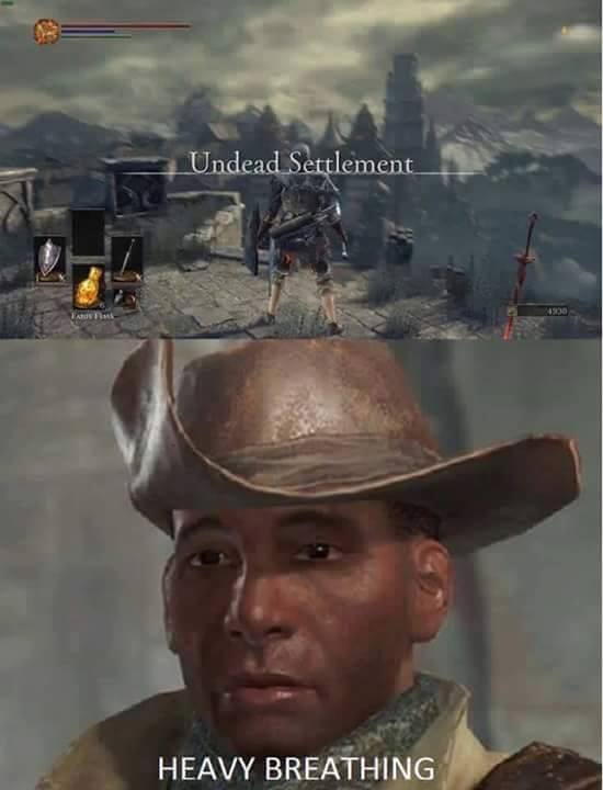SovietPup's tweet photo. Found this and I was dying...
XD
#anothersettlement #DarkSouls3 #Fallout4 https://t.co/b740y9DfiH
