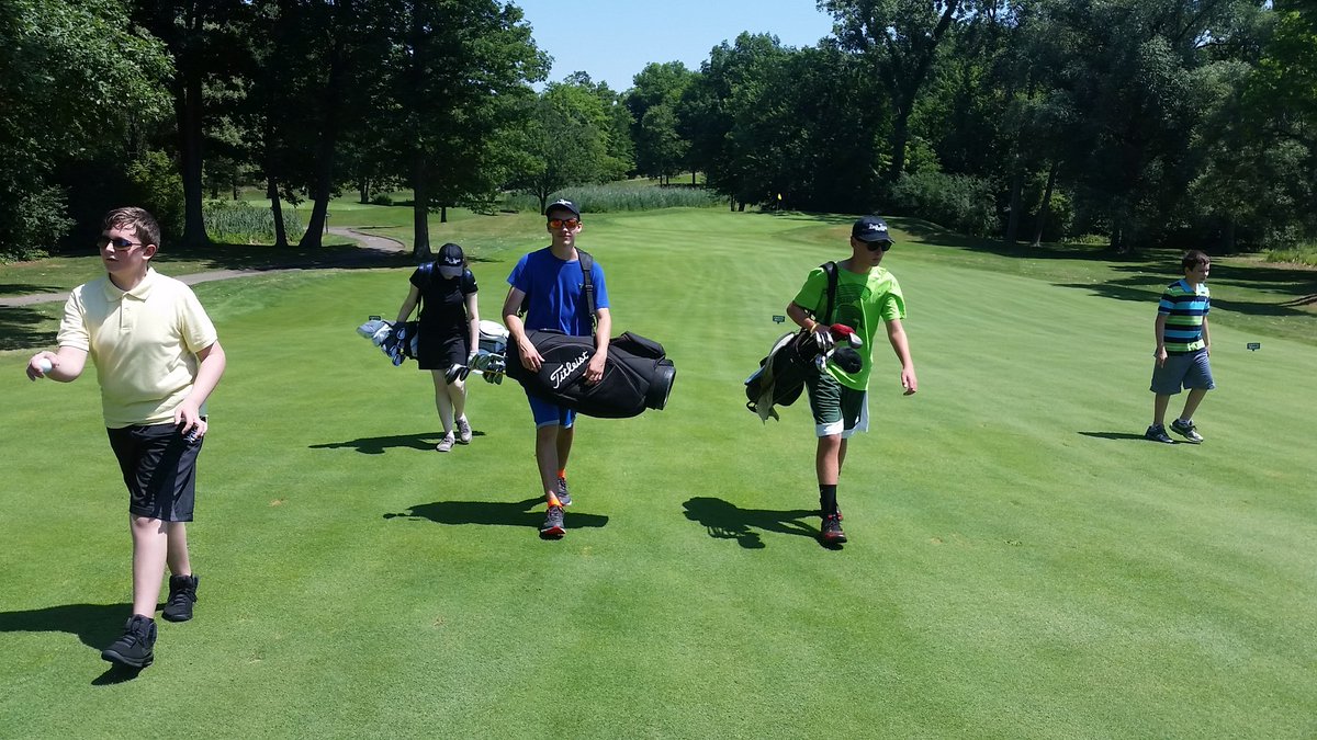 Camp week at <a href="/PineTrace/">Pine Trace</a> Golf Club. Learn, play, have fun!  <a href="/Titleist/">Titleist</a>  #growgolf #golf