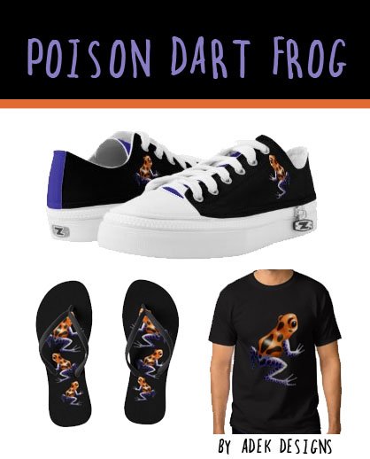 AdekDesigns's tweet photo. These #poison dart #frog #products are super freaking #cool. Get them at https://t.co/g7MNzRSPP2 #dartfrog #toxic https://t.co/EtgtKfPtDb