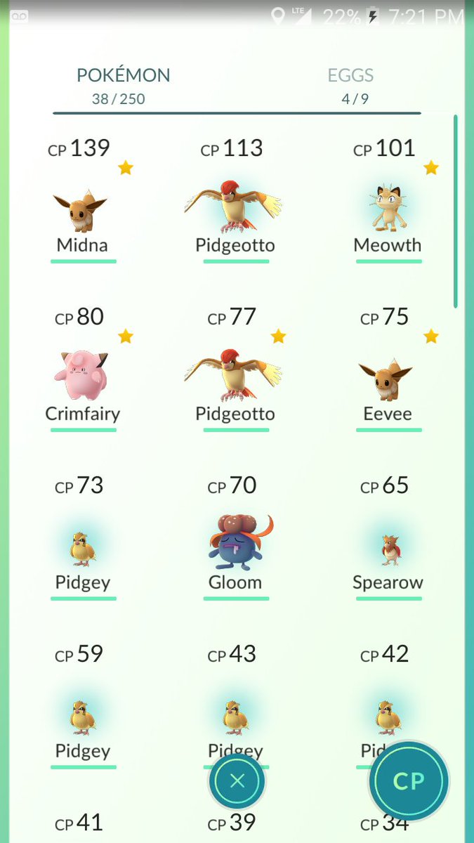 BrassPheonix's tweet photo. My team so far #PokemonGO #TeamMystic https://t.co/CD91xLPhEw
