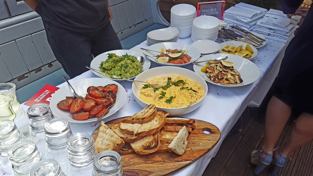 theimperialarms's tweet photo. @PlenishCleanse &amp; @MaidstoMeasure hosting a fab #bridal #brunch in the sunshine this morning! #Weddings #London https://t.co/GWCxptHISG