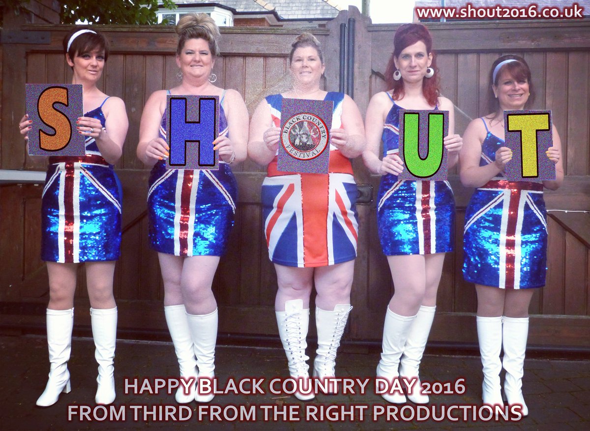 Shout2016's tweet photo. @BigCentreTV @BigCentreNews the @Shout2016 girls bringing some sparkle to #blackcountryday #shout2016 https://t.co/ijs1dnSDXv