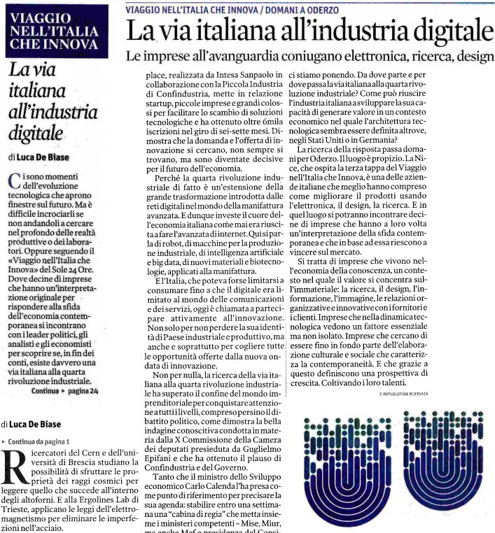 EY_Italy's tweet image. Viaggio #italiainnova, per scoprire la via italiana alla 4° rivoluzione industriale_Domani a Oderzo