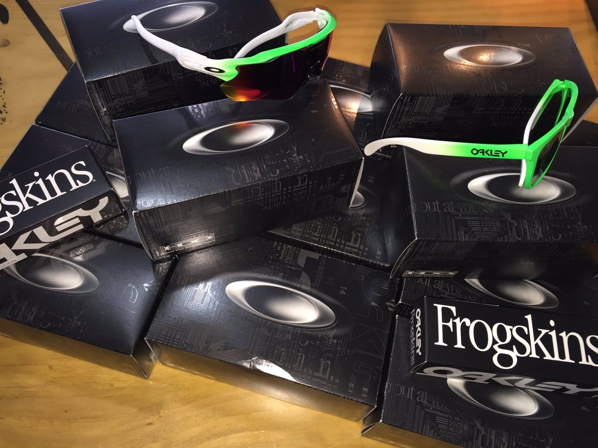 It's always a great day when the new <a href="/OakleySA/">OakleySA</a> #greenfade stock arrives. #Rio2016 #olympics #oakley #radarev