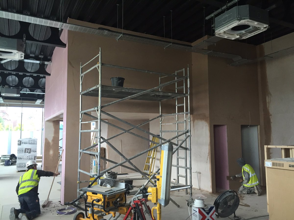 Plasterer is well on now and we should be getting some painting done soon!