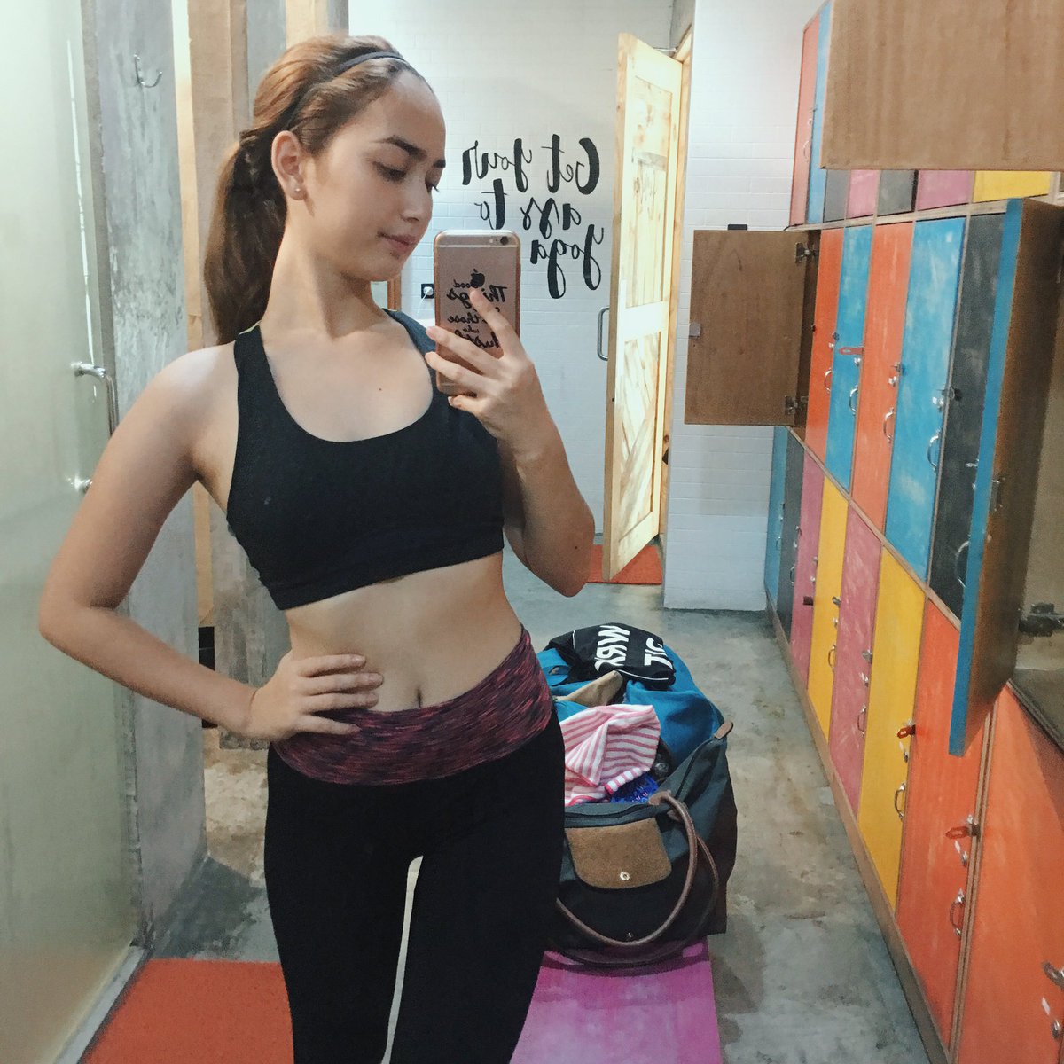 akikoabad's tweet image. Just finished hot flow yoga class 💦🙆🏼 #LIFEyogaBGC