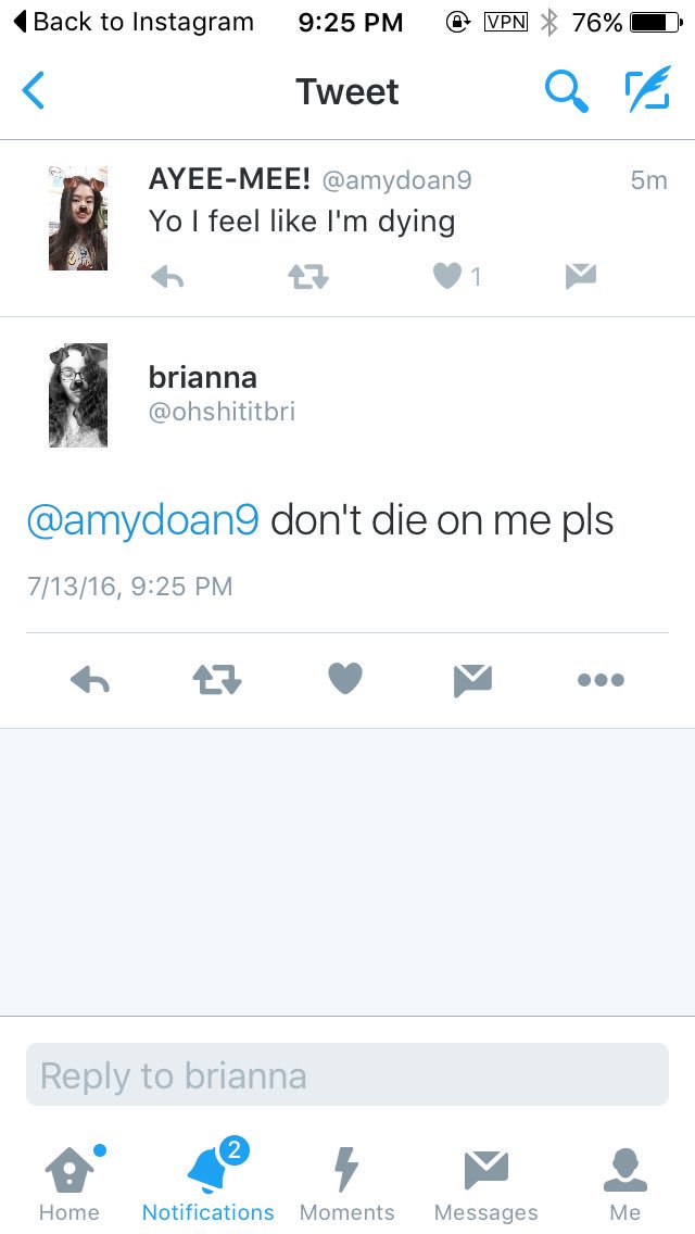 amydoan9's tweet photo. @ohshititbri lololololol look at hoe selves using the dog filter #basicassbitches https://t.co/N6mevG2Zw9