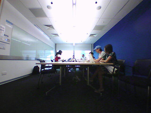 Drone supervision of the #AWSInnovate team