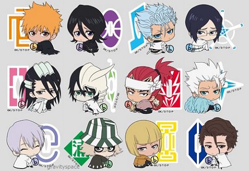 BLEACH ボッチくん アクリルチャーム』一護／ルキア／グリムジョー
