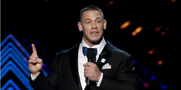 enews's tweet photo. Spoiler alert: John Cena's real strength at the #ESPYS tonight was his punch lines. https://t.co/es8vjLSFYW https://t.co/DzawCzUw46