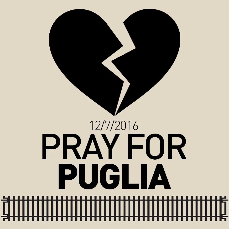 Lucrest's tweet photo. #PrayForPuglia https://t.co/CshnOe2Rd4