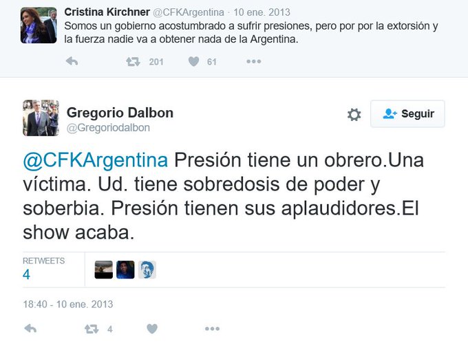 Resultado de imagen para lanata contra dalbon y cristina